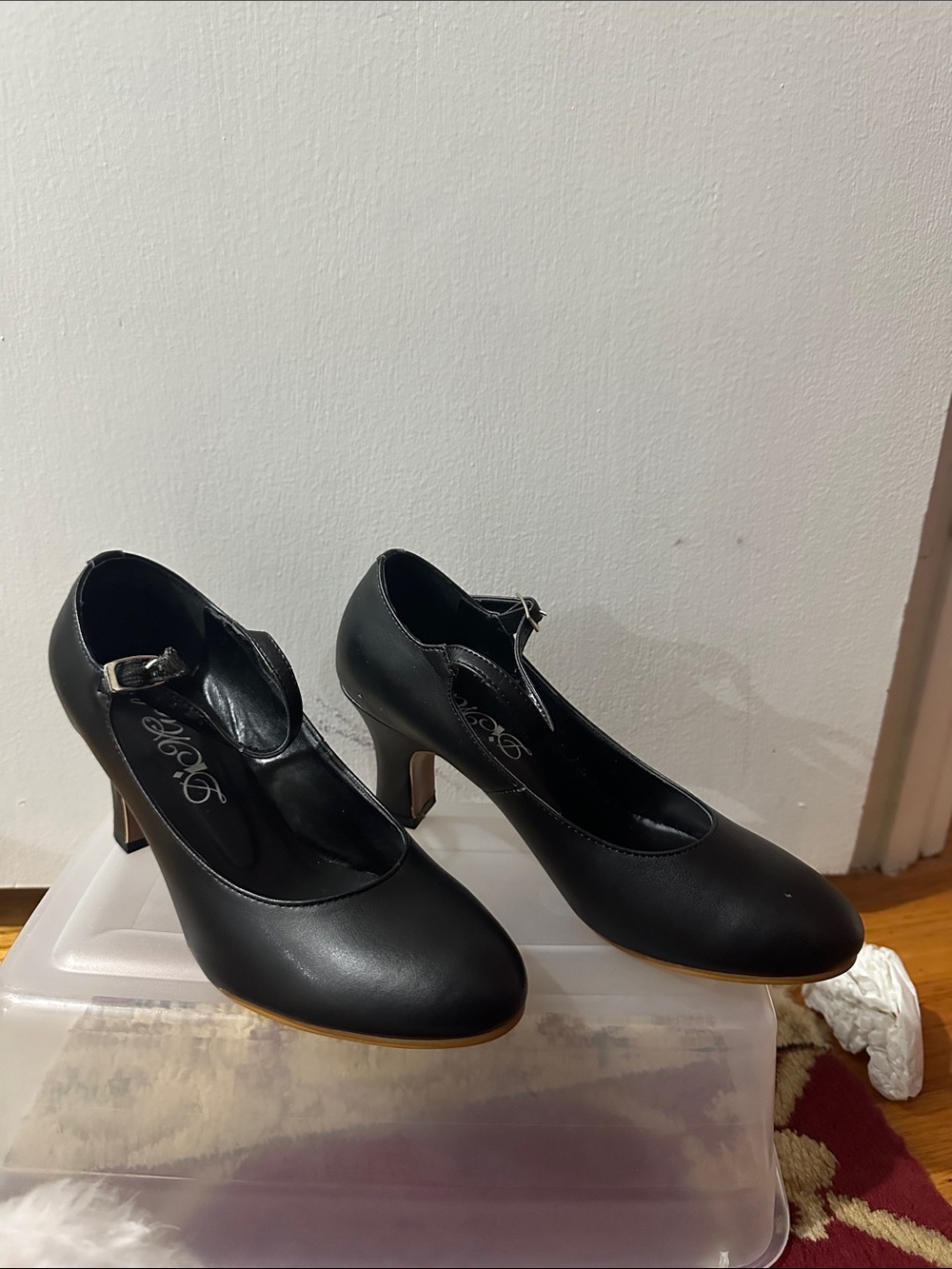 Classic Black Dance Shoes Folklorico